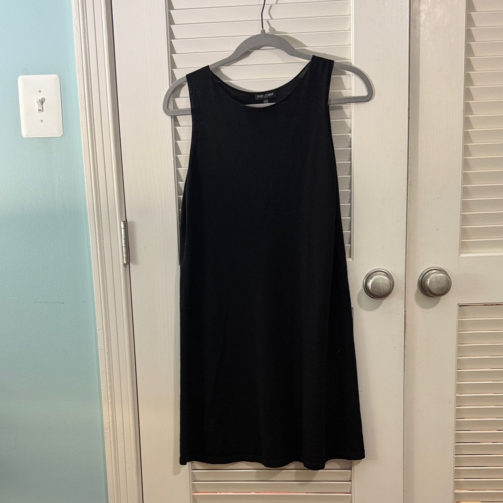 Eileen Fisher Classic Black Mini Dress